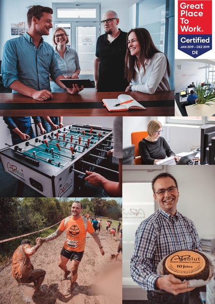 apsolut erhält Zertifizierung als "Attraktiver Arbeitgeber"
