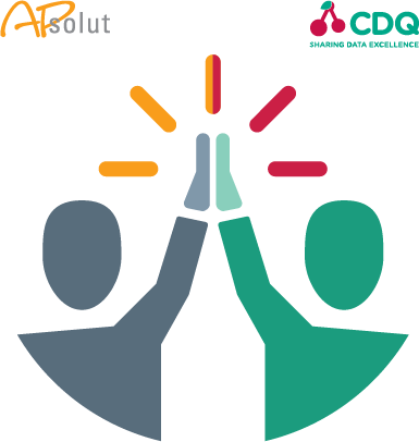 apsolut und CDQ schaffen gemeinsam nachhaltig saubere Daten