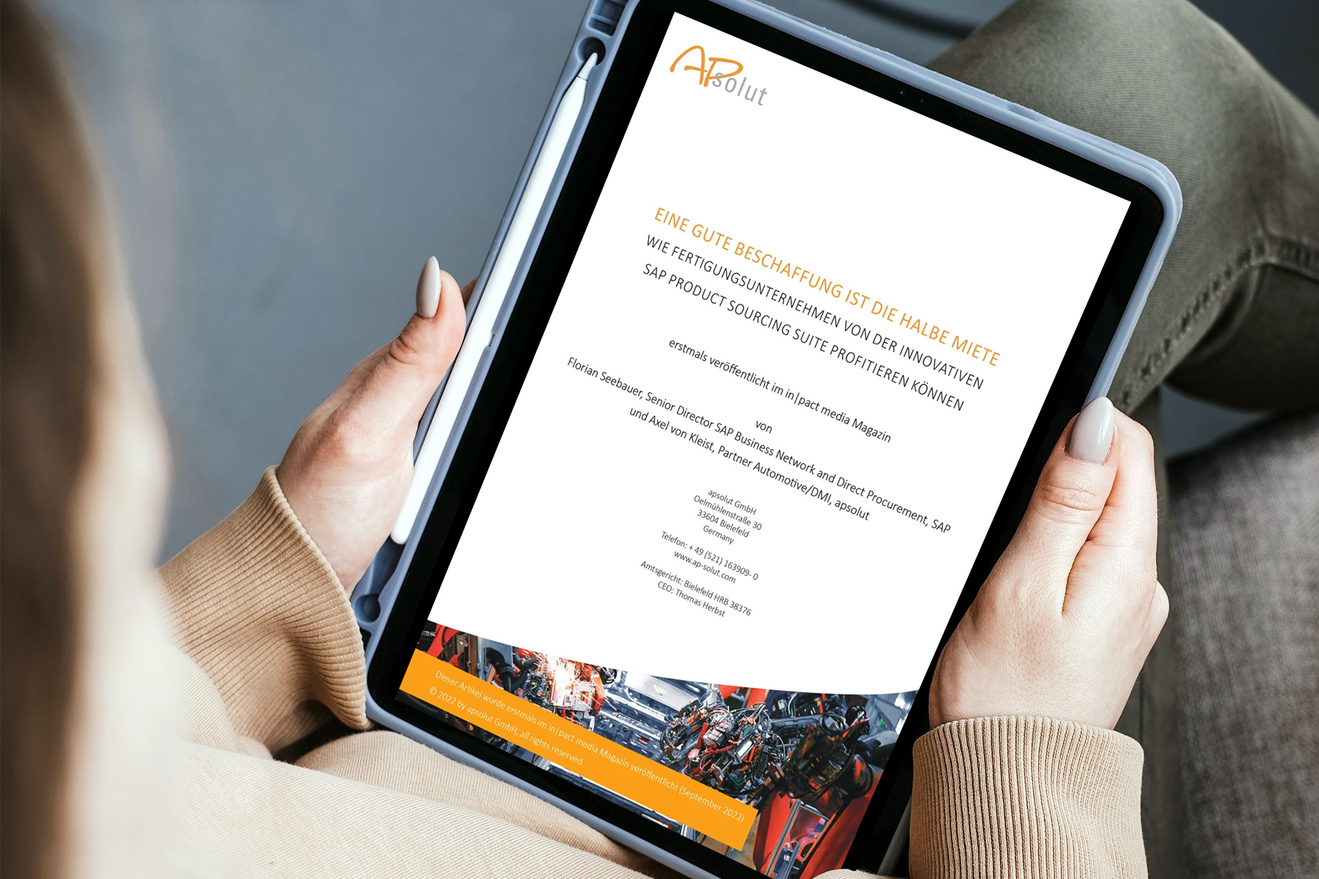 Artikel: Eine gute Beschaffung ist die halbe Miete